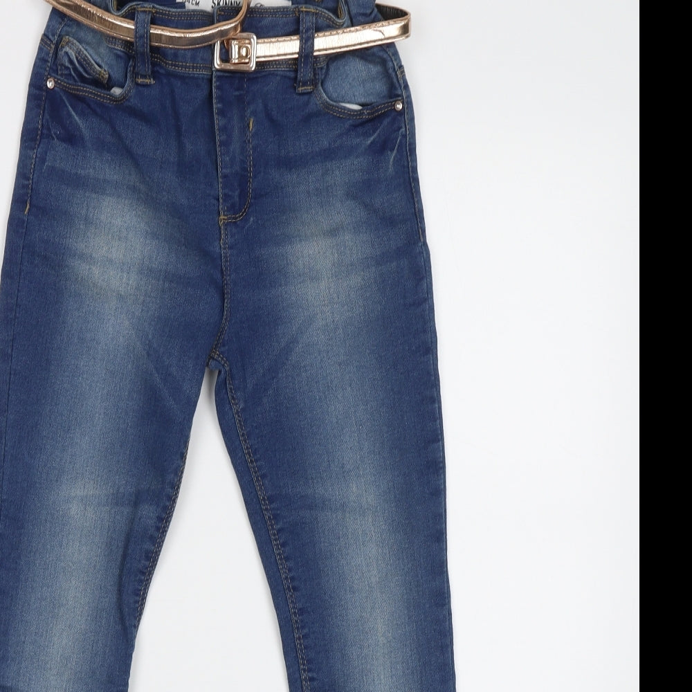Primark Girls Blue   Skinny Jeans Size 8-9 Years