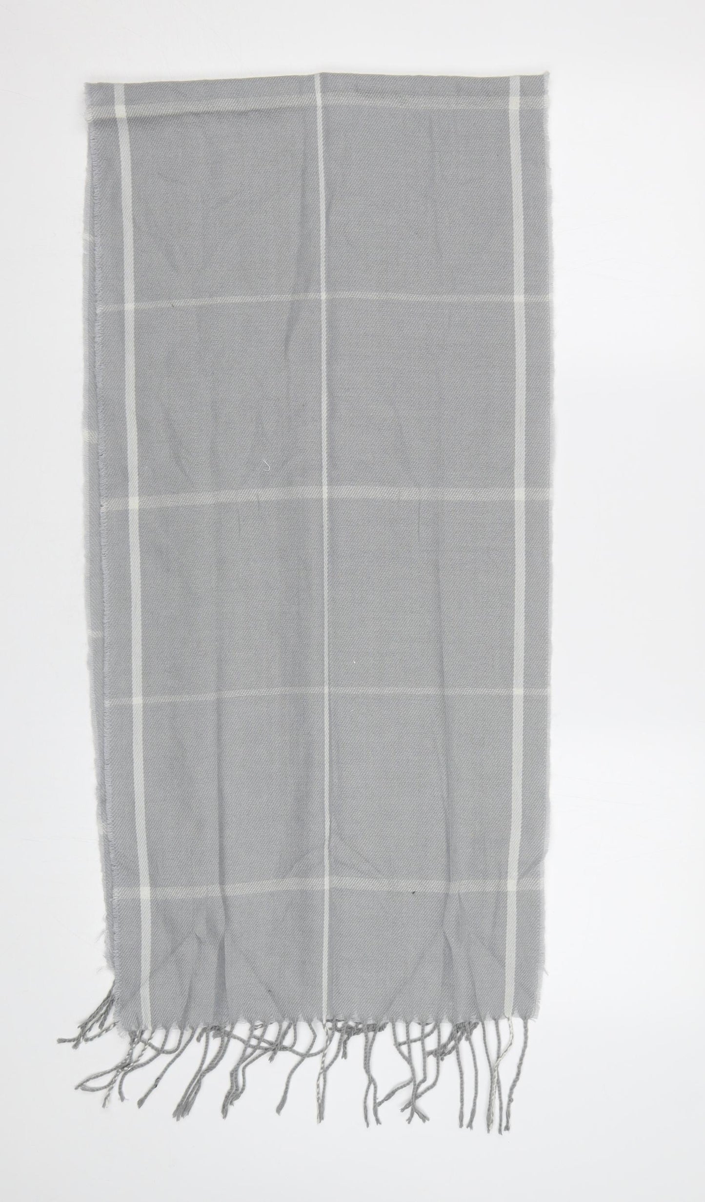 M&S Womens Grey Check   Scarf