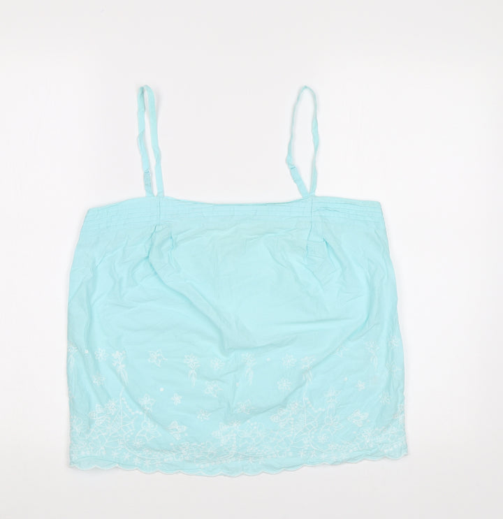 TU Womens Blue Basic T-Shirt Size 10