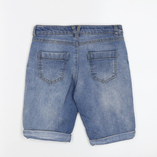 Miss E-Vie Girls Blue   Cropped Jeans Size 9 Years