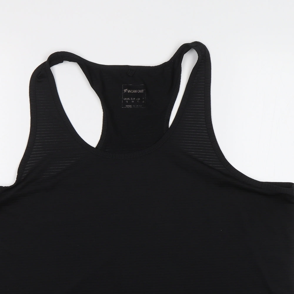 Primark Womens Black   Basic Tank Size 16