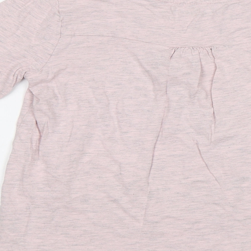 NEXT Girls Pink   Basic T-Shirt Size 9 Years  - Unicorn