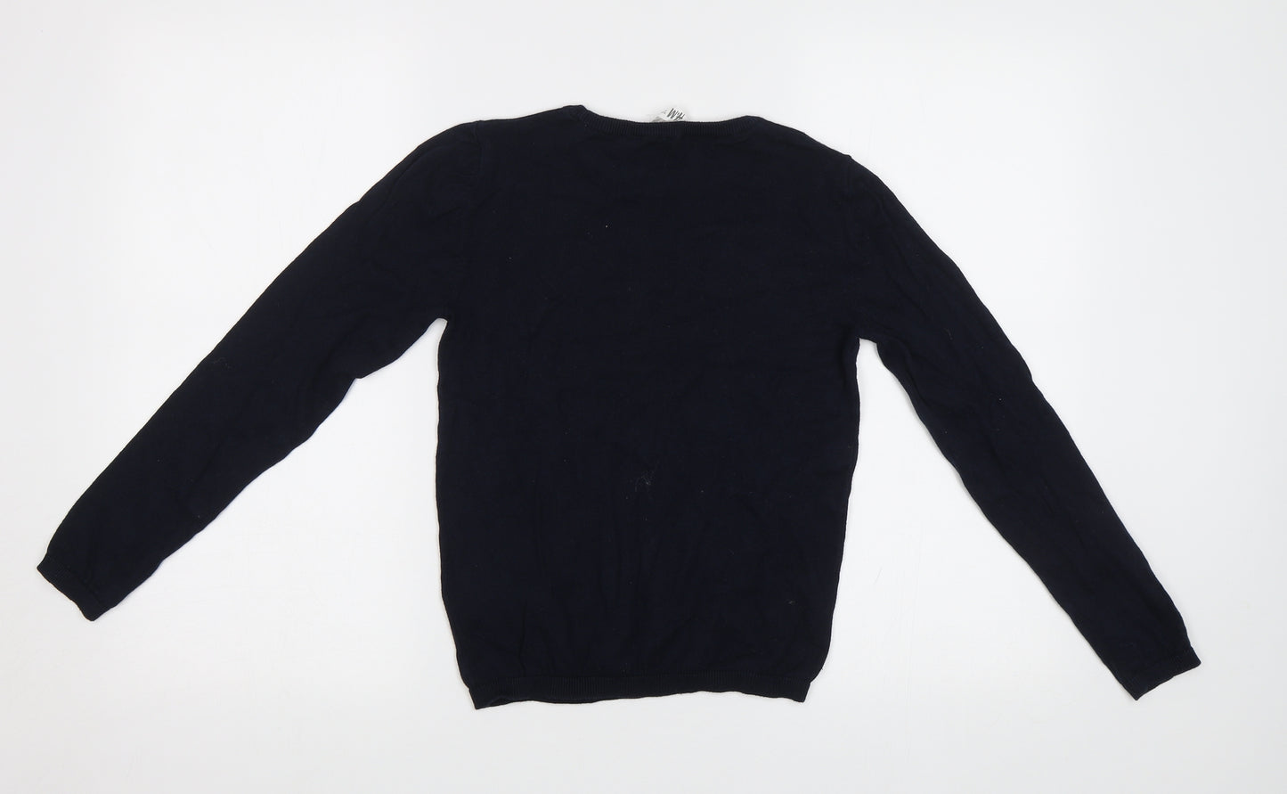 H&M Girls Blue   Pullover Jumper Size 10-11 Years  - Sequin Star