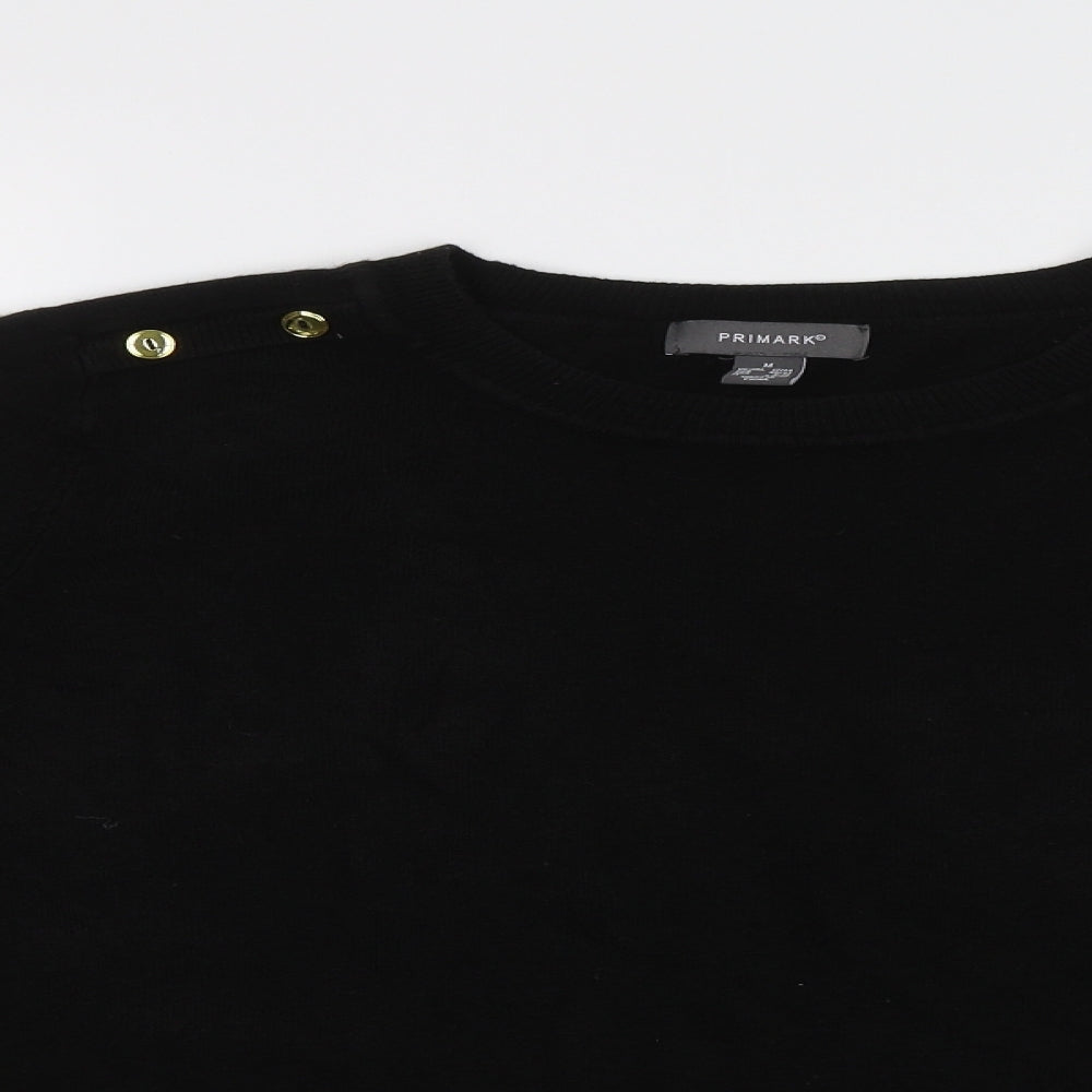 Primark Womens Black   Pullover Jumper Size M