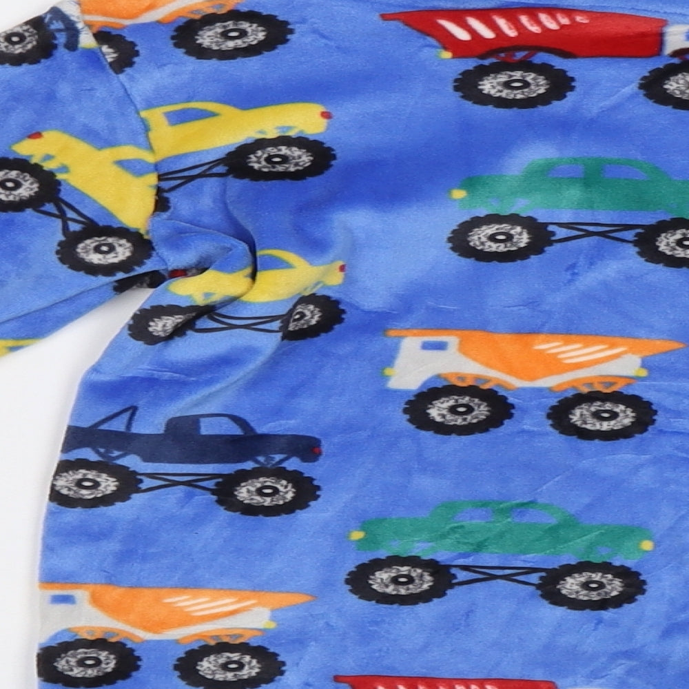 M&S Boys Blue    Pyjama Top Size 5-6 Years  - Car Print