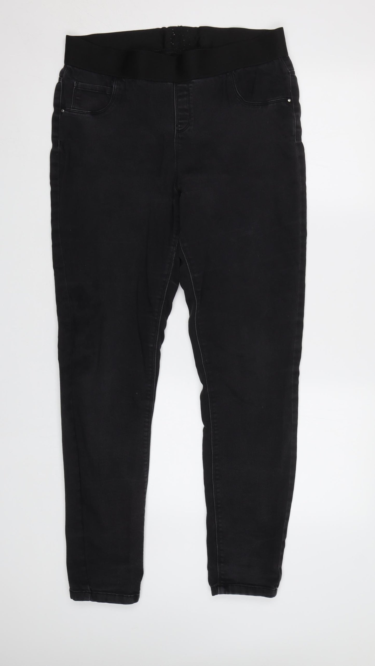 George Womens Black   Jegging Jeans Size 16 L30 in