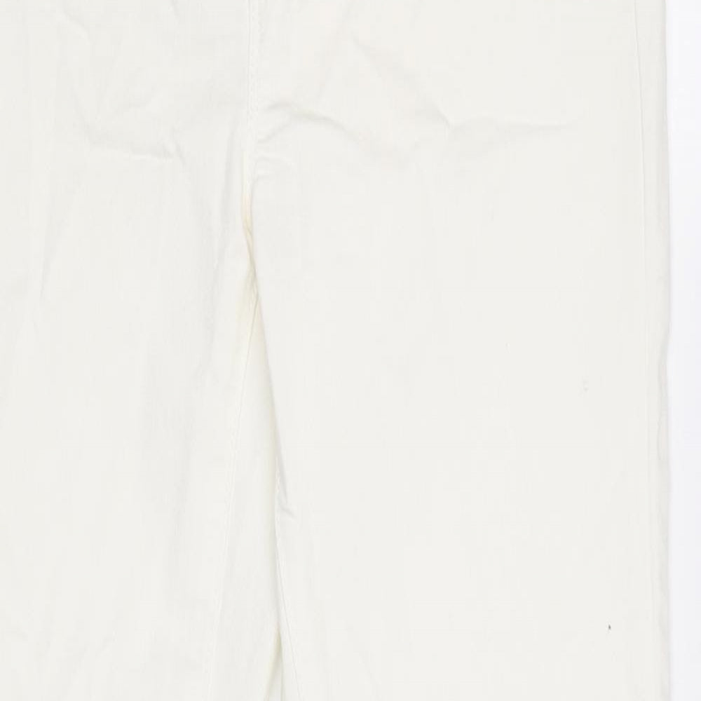Dorothy Perkins Womens White   Jegging Trousers Size 10 L28 in