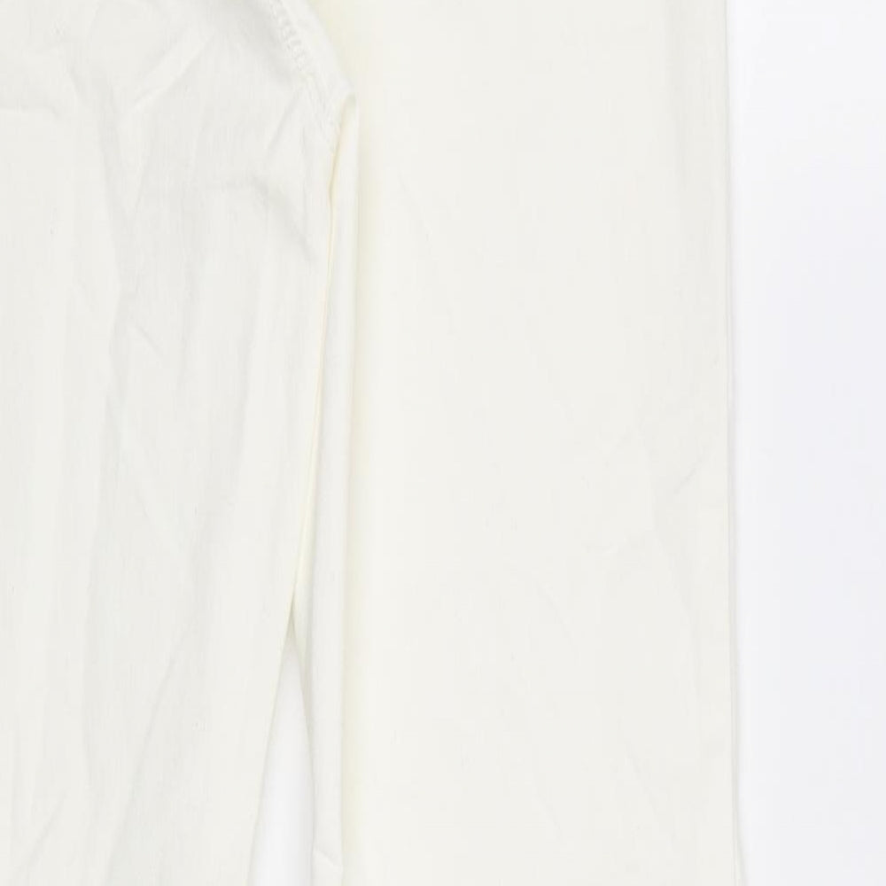 Dorothy Perkins Womens White   Jegging Trousers Size 10 L28 in