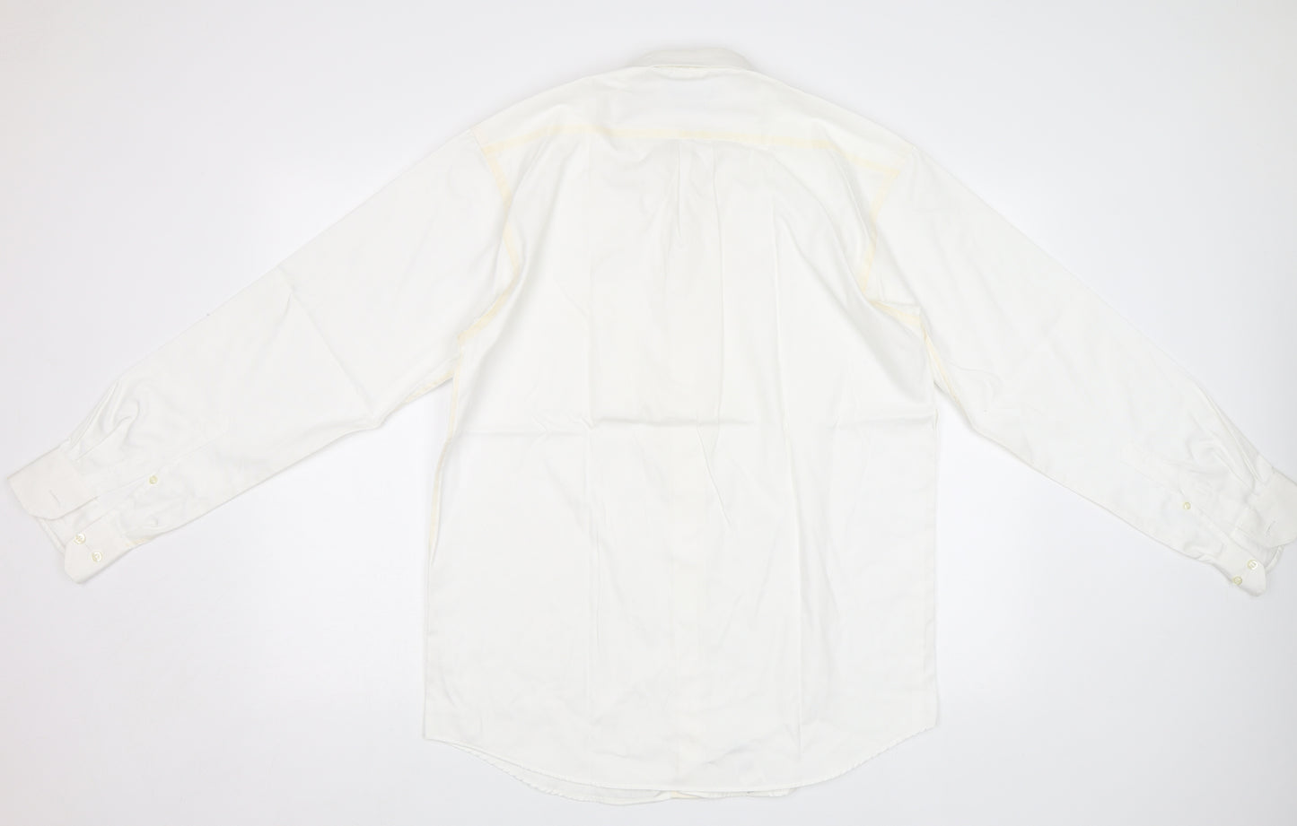 M&S Mens White    Dress Shirt Size 15.5