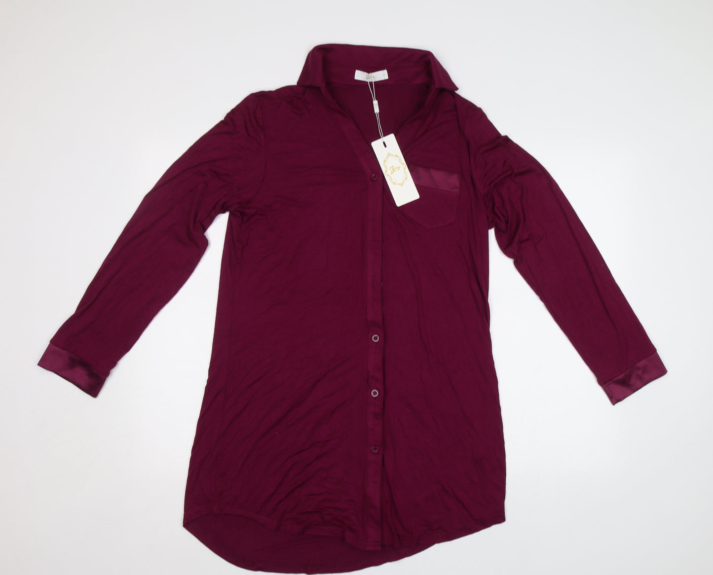 Zexxxy Womens Purple   Tunic Blouse Size M