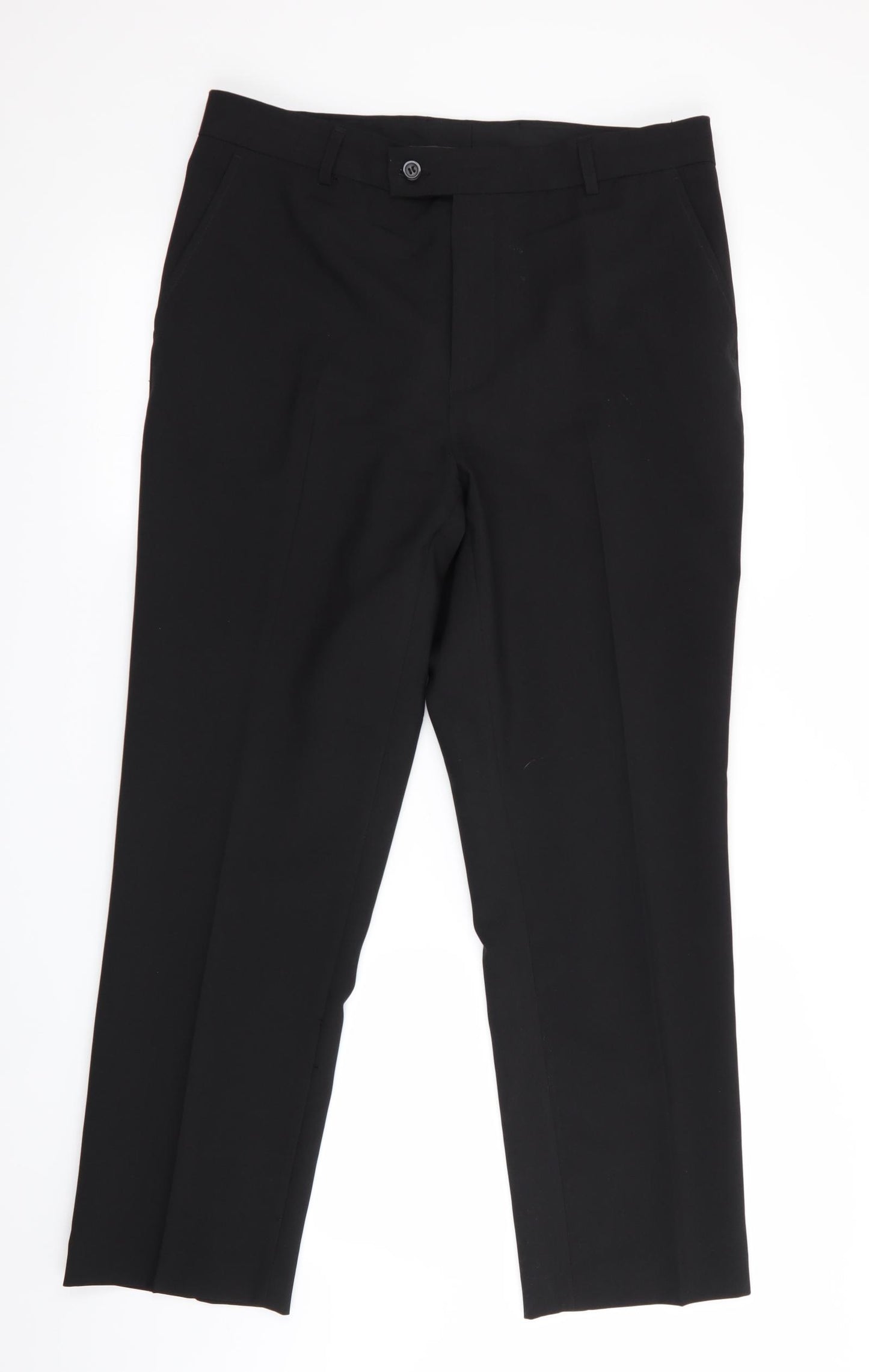 Taylor & Wright Mens Black   Trousers  Size 34 in L28 in
