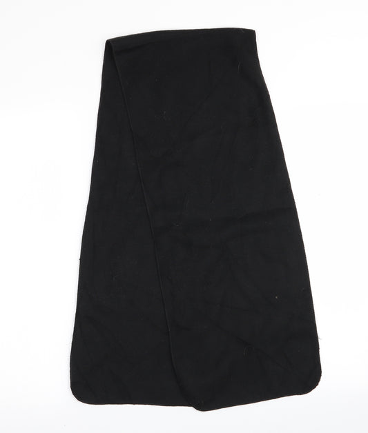 Preworn Mens Black   Scarf  Size Regular  - Fleece Feel Exterior