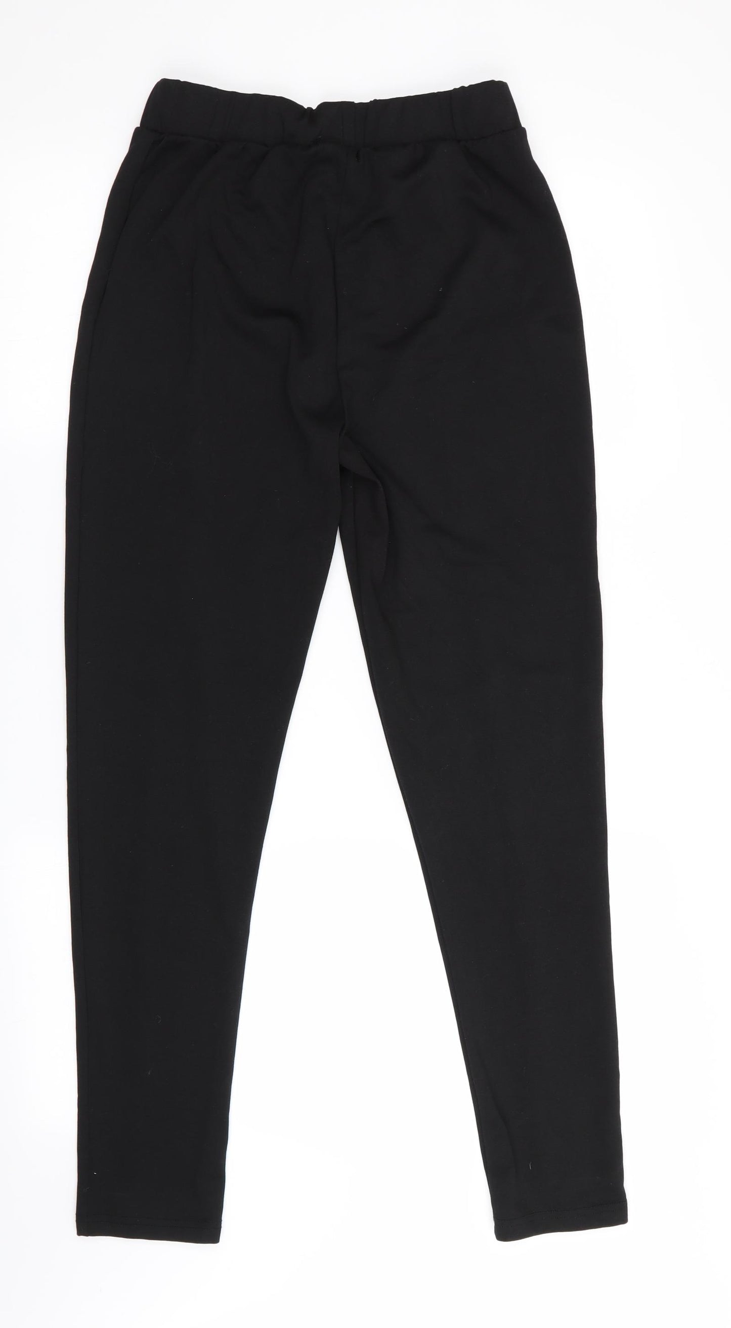 Peacocks Womens Black   Trousers  Size 14 L29 in