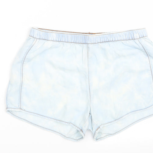 Life In progress Womens Blue   Sweat Shorts Size M - Tie Die effect