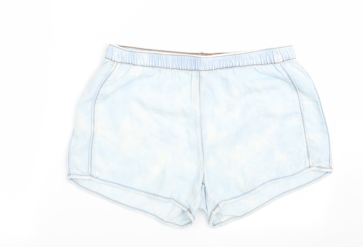 Life In progress Womens Blue   Sweat Shorts Size M - Tie Die effect