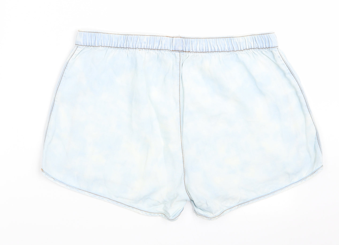 Life In progress Womens Blue   Sweat Shorts Size M - Tie Die effect