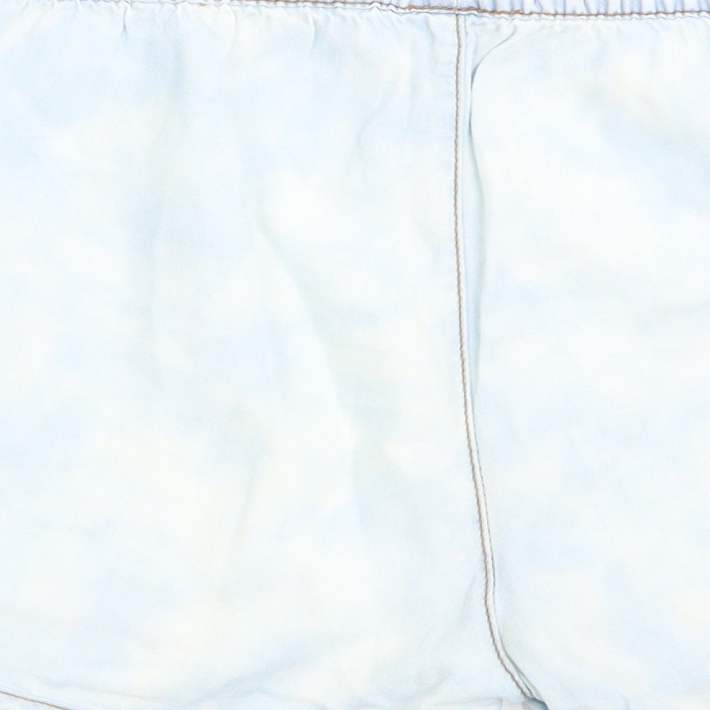 Life In progress Womens Blue   Sweat Shorts Size M - Tie Die effect