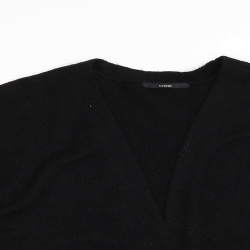 George Womens Black   Cardigan Jumper Size L