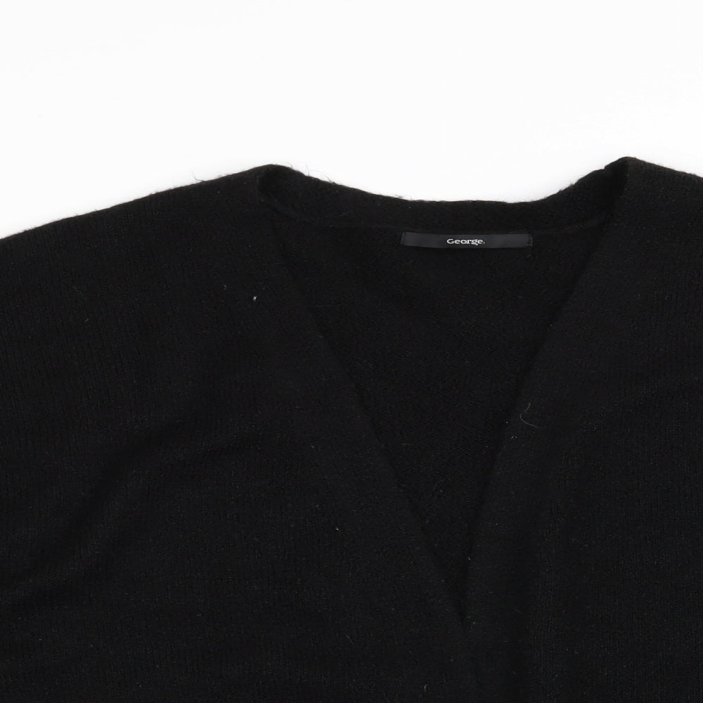 George Womens Black   Cardigan Jumper Size L