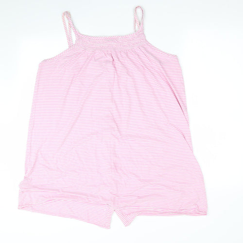 Lauren Ralph Lauren Womens Pink Striped  Slip Dress  Size L  - Beach Dress