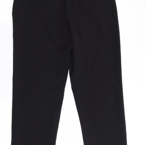 Marks and Spencer Womens Black   Trousers  Size 8 L27 in - Side zip