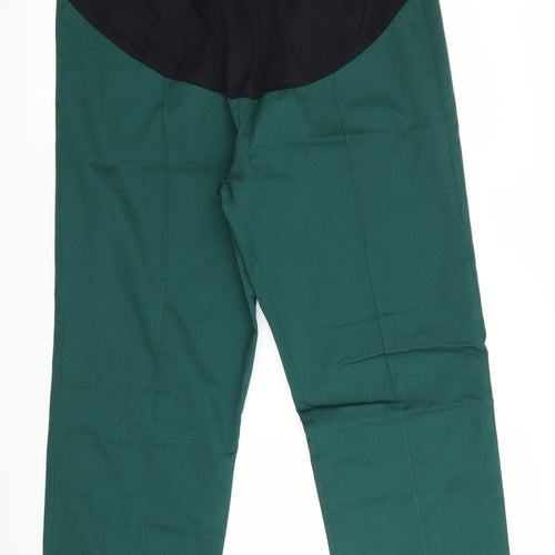 Graham Gardner Womens Green   Trousers  Size 8 L24 in - Maternity Cropped Workwear