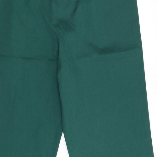 Graham Gardner Womens Green   Trousers  Size 8 L24 in - Maternity Cropped Workwear