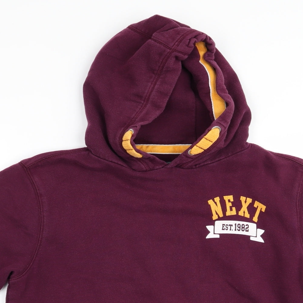 NEXT Boys Purple   Pullover Hoodie Size 12 Years
