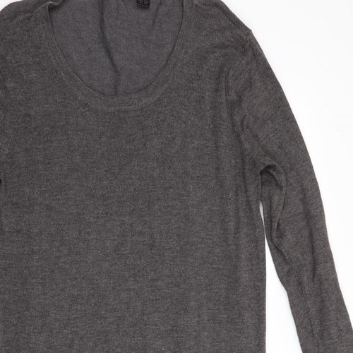 ESMARA Womens Grey   Jumper Dress  Size 14  - Zip Detail pockets