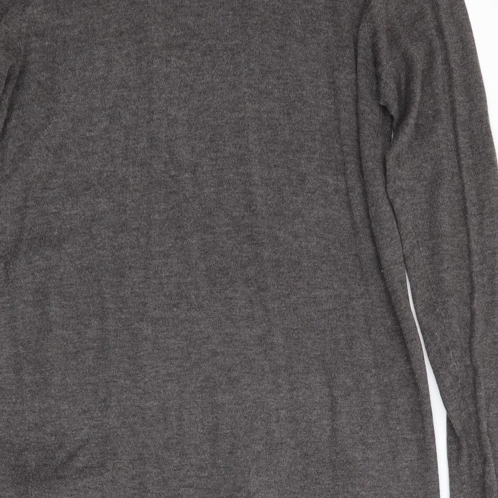 ESMARA Womens Grey   Jumper Dress  Size 14  - Zip Detail pockets