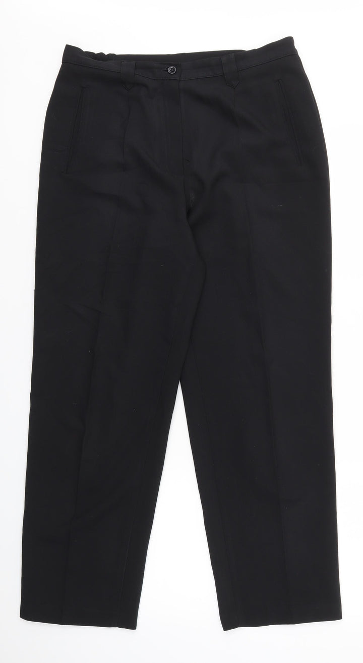 BHS Womens Black   Dress Pants Trousers Size 14 L29 in