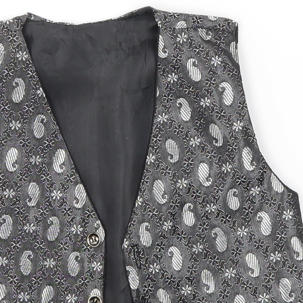 Preworn Boys Grey   Jacket  Size 18-24 Months  - Waistcoat Suit