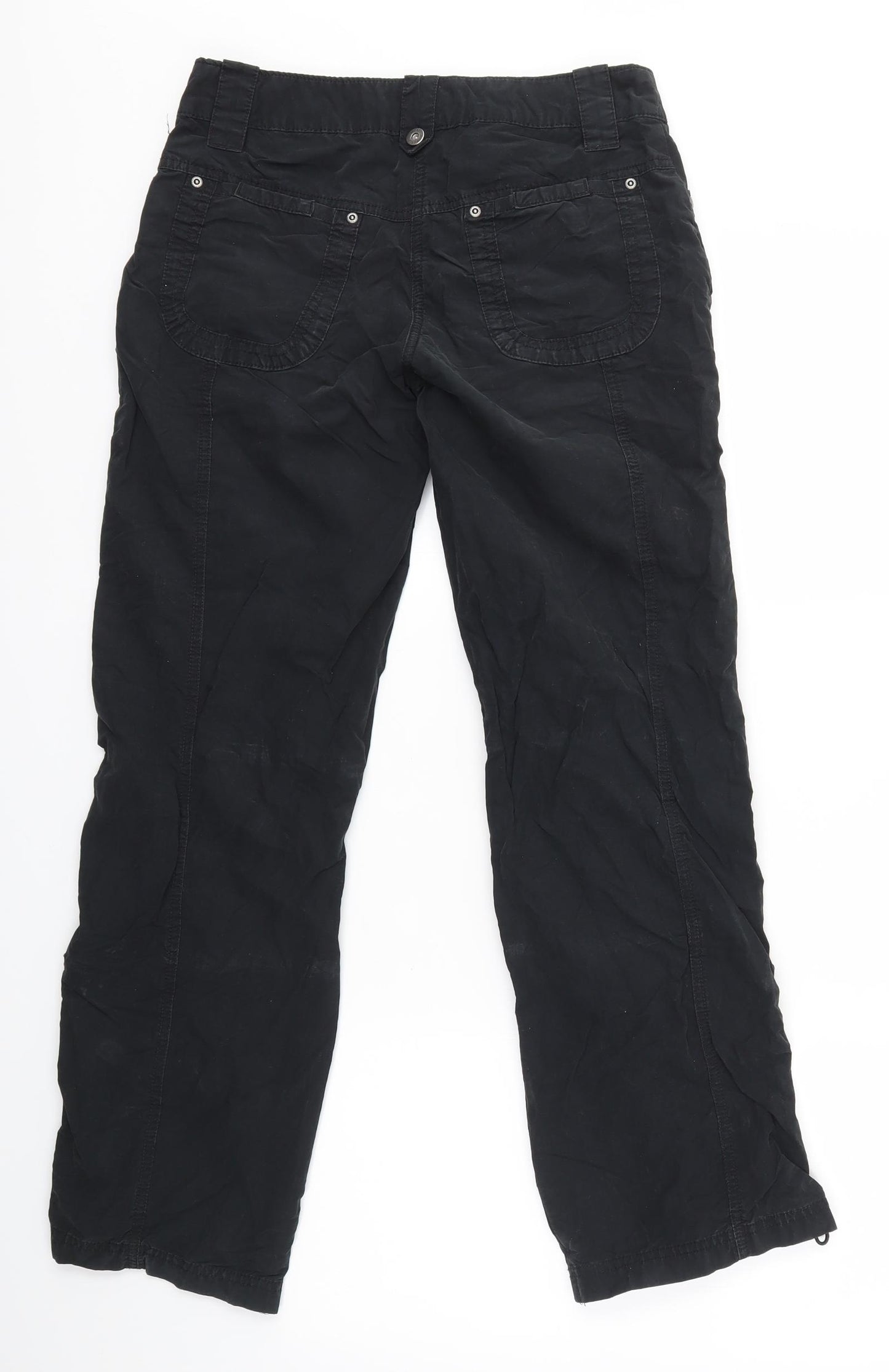 next jeans Womens Black   Trousers  Size 8 L29 in