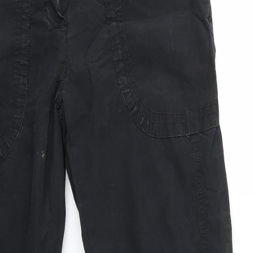 next jeans Womens Black   Trousers  Size 8 L29 in