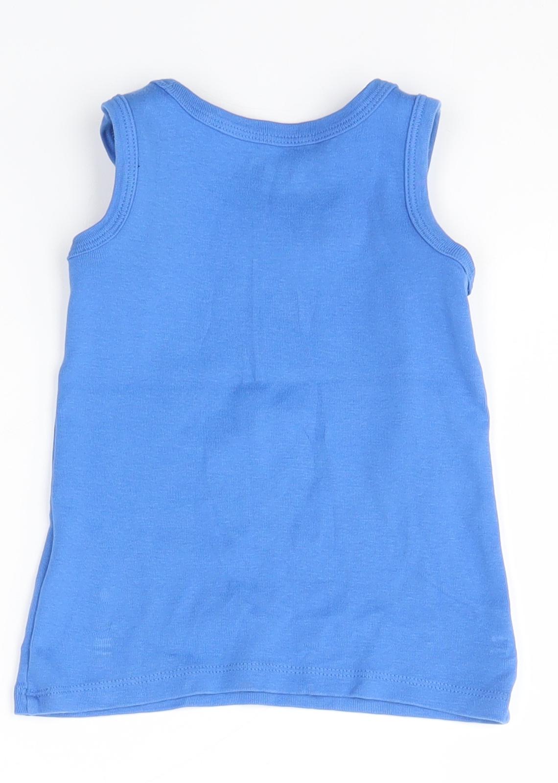 M&S Boys Blue   Basic Tank Size 2-3 Years