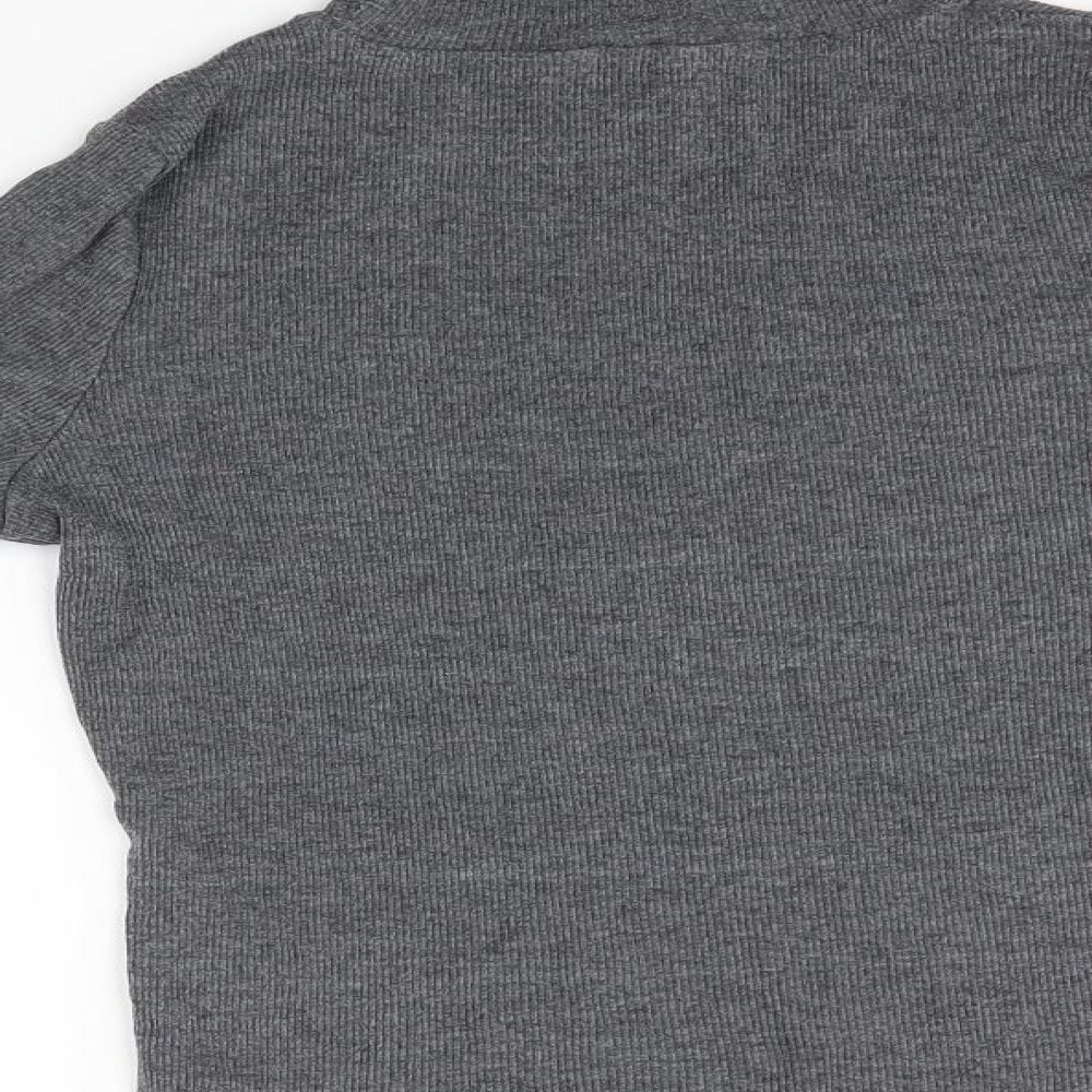 New Look Womens Grey   Basic T-Shirt Size 14