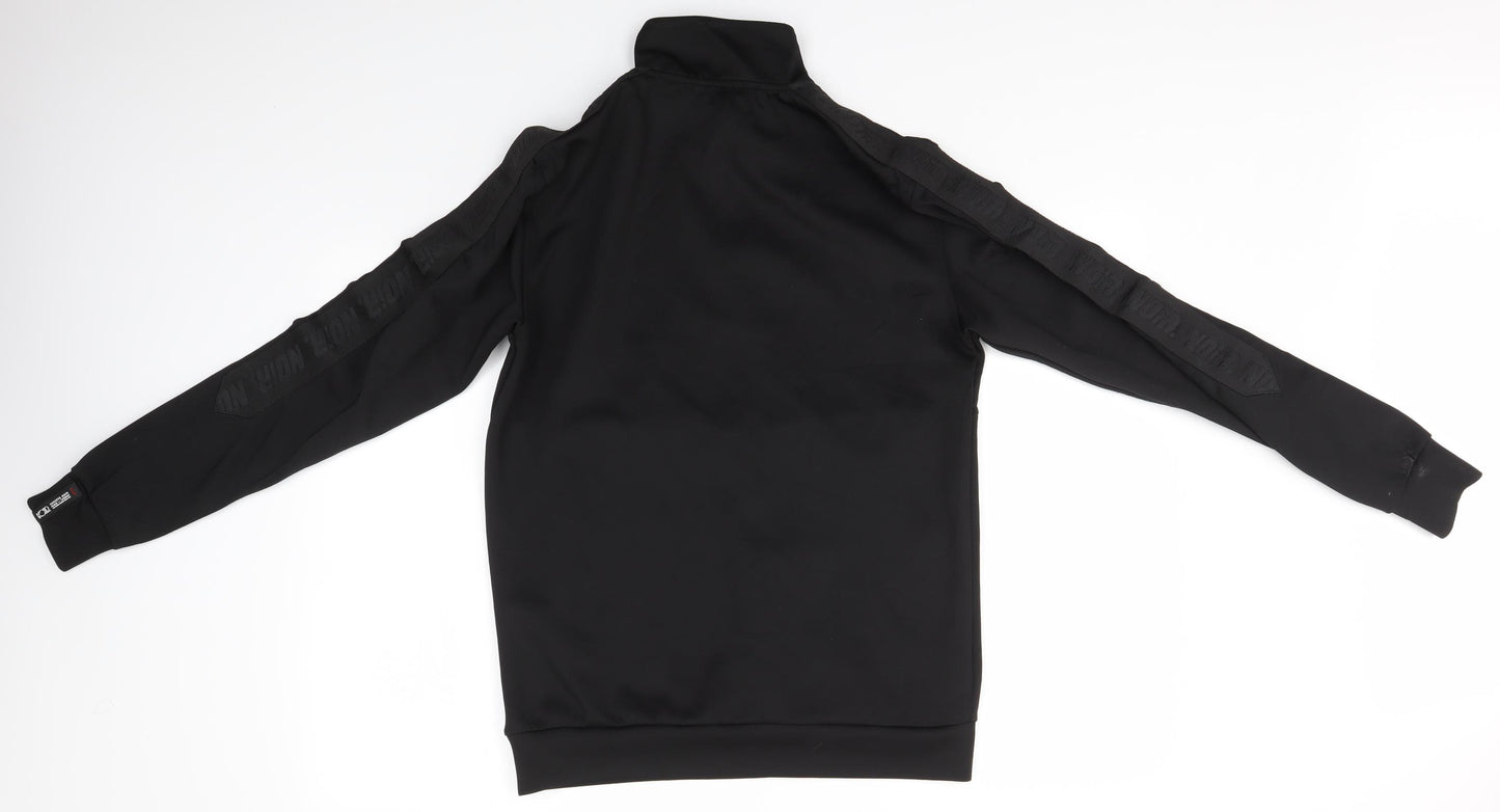 Societe Noir Mens Black   Full Zip Jumper Size M