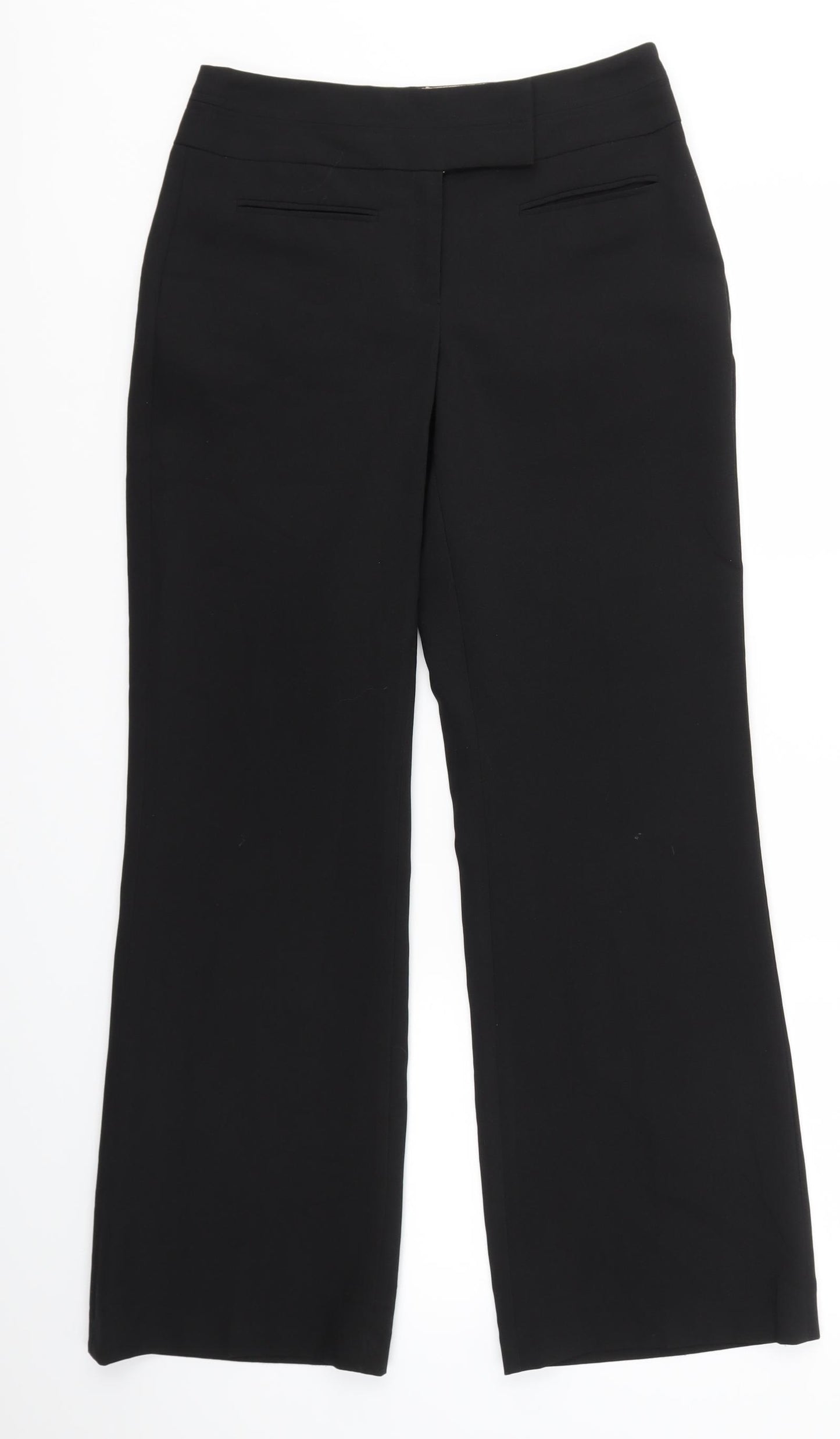 New Look Womens Black   Dress Pants Trousers Size 8 L29 in