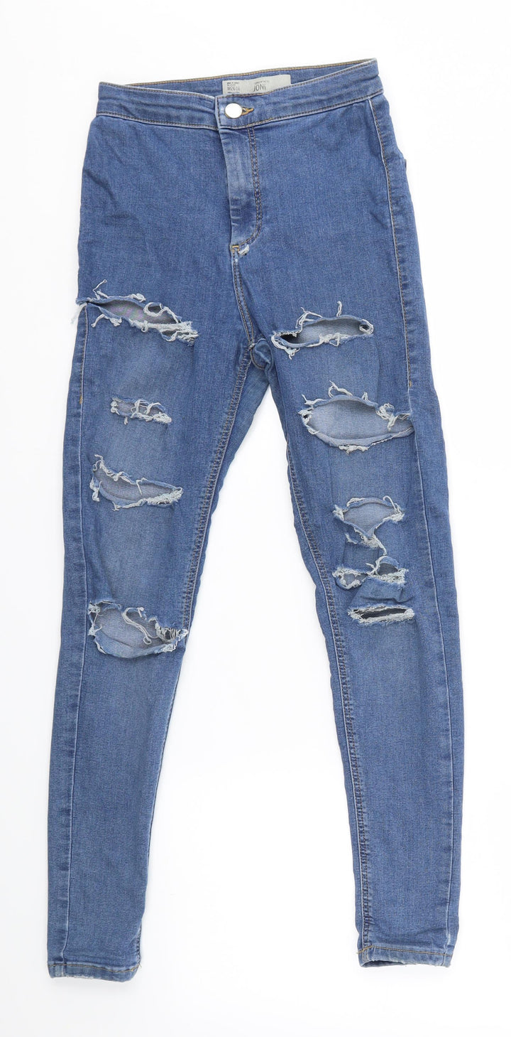 Topshop Womens Blue Jegging Jeans Size 26 in L30 in