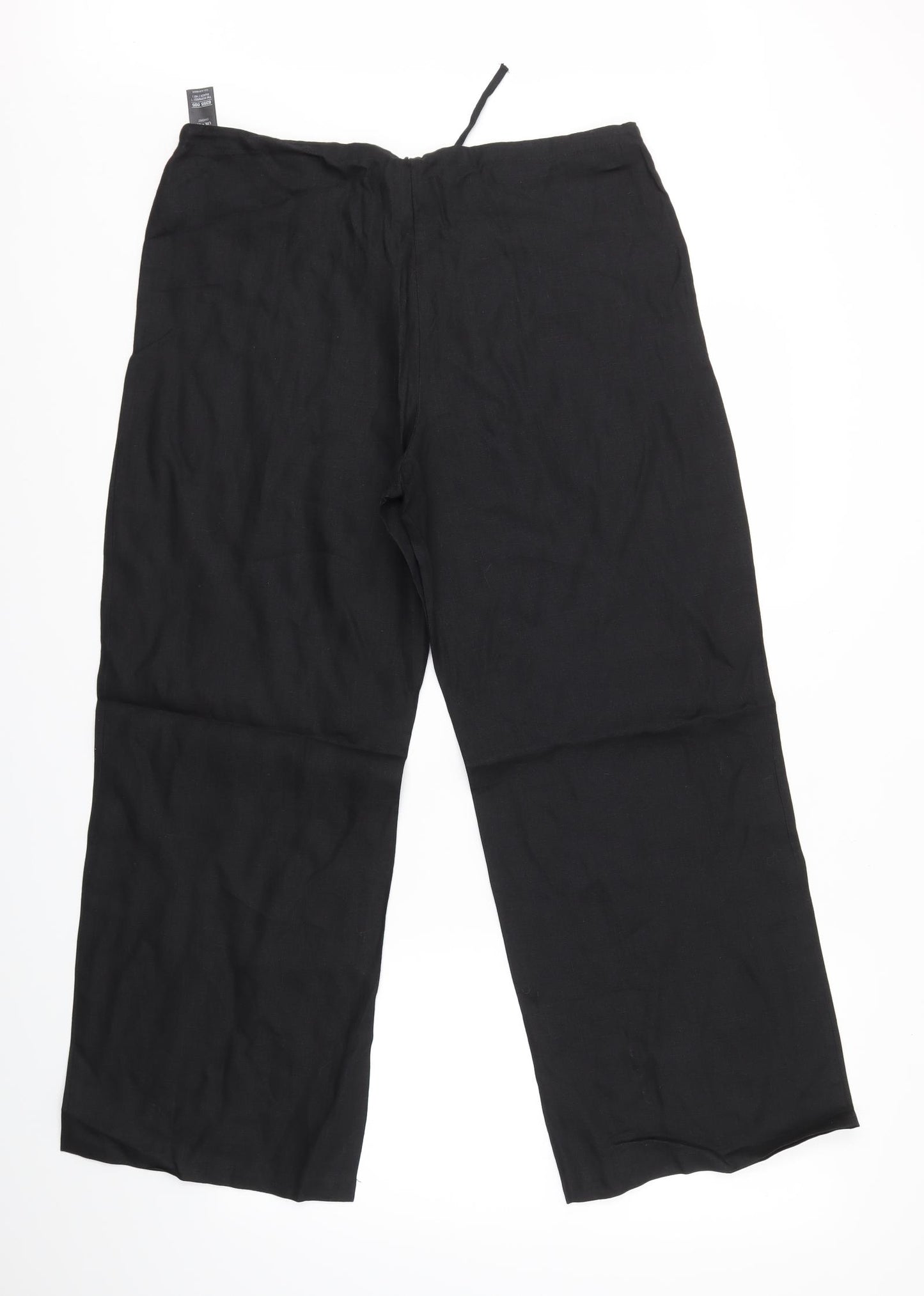 MARKS & SPENCERS Womens Black   Trousers  Size 14 L26 in