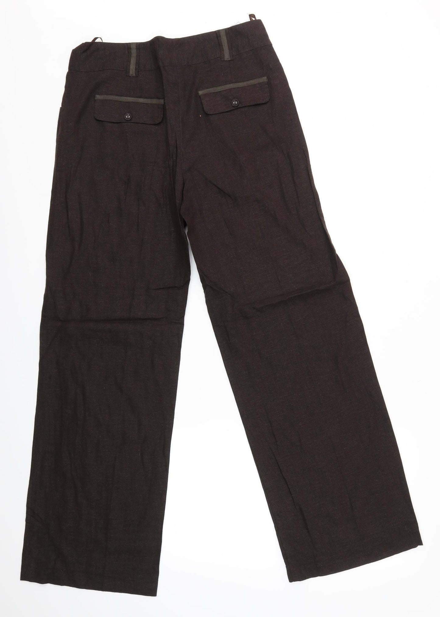 Just Elegance Womens Brown   Trousers  Size 12 L30 in