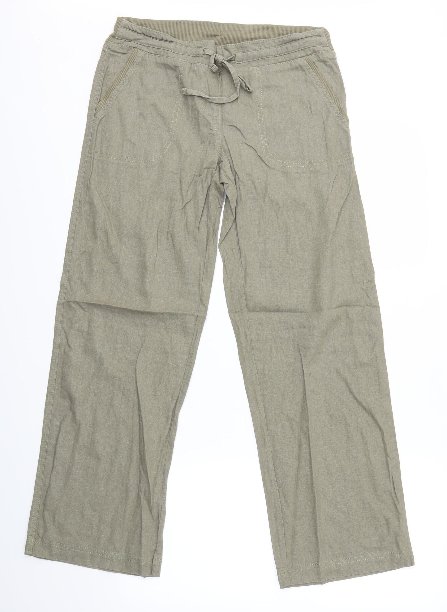 Classic Womens Green   Trousers  Size 12 L29 in