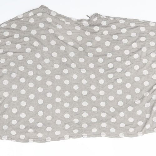 Preworn Womens Multicoloured Polka Dot  Cropped T-Shirt Size XL
