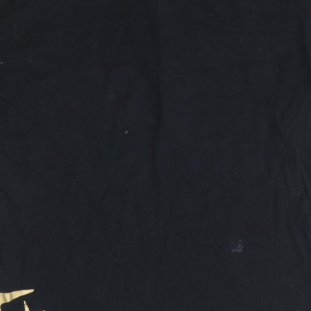 Gildan Mens Black    T-Shirt Size L  - SHOP'N'SHINE