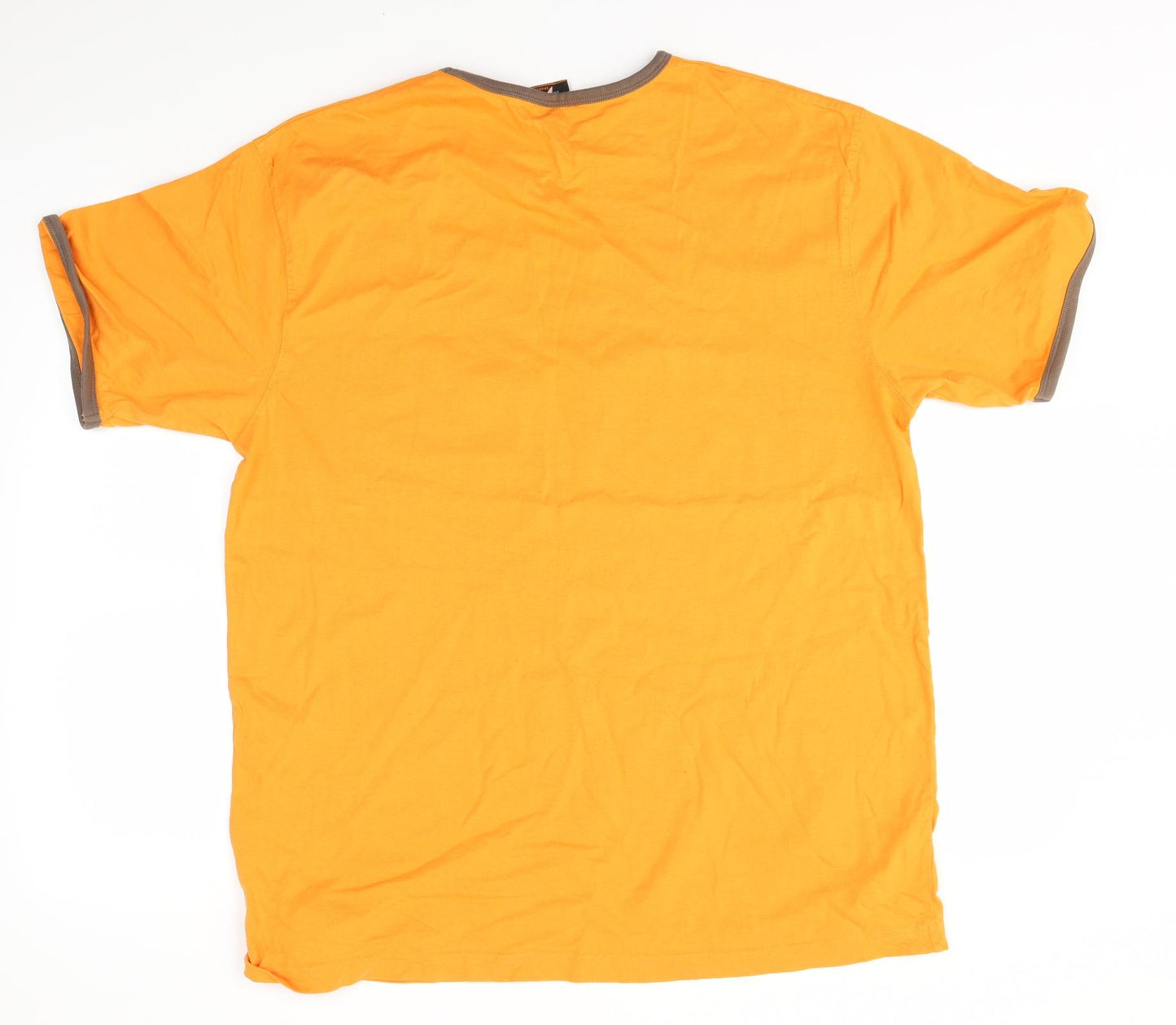 MAUI SPORTS Mens Orange    T-Shirt Size XL
