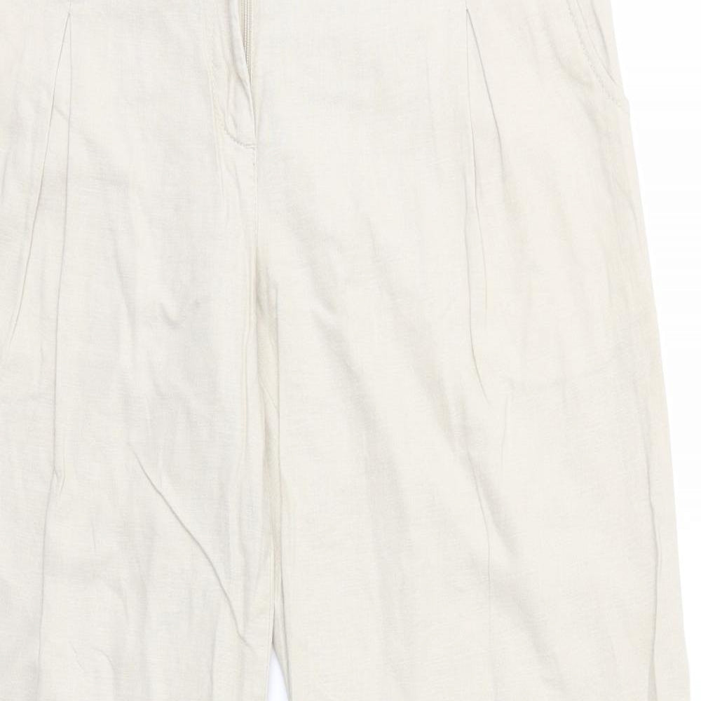 Next Petite Womens Beige   Trousers  Size 12 L28 in