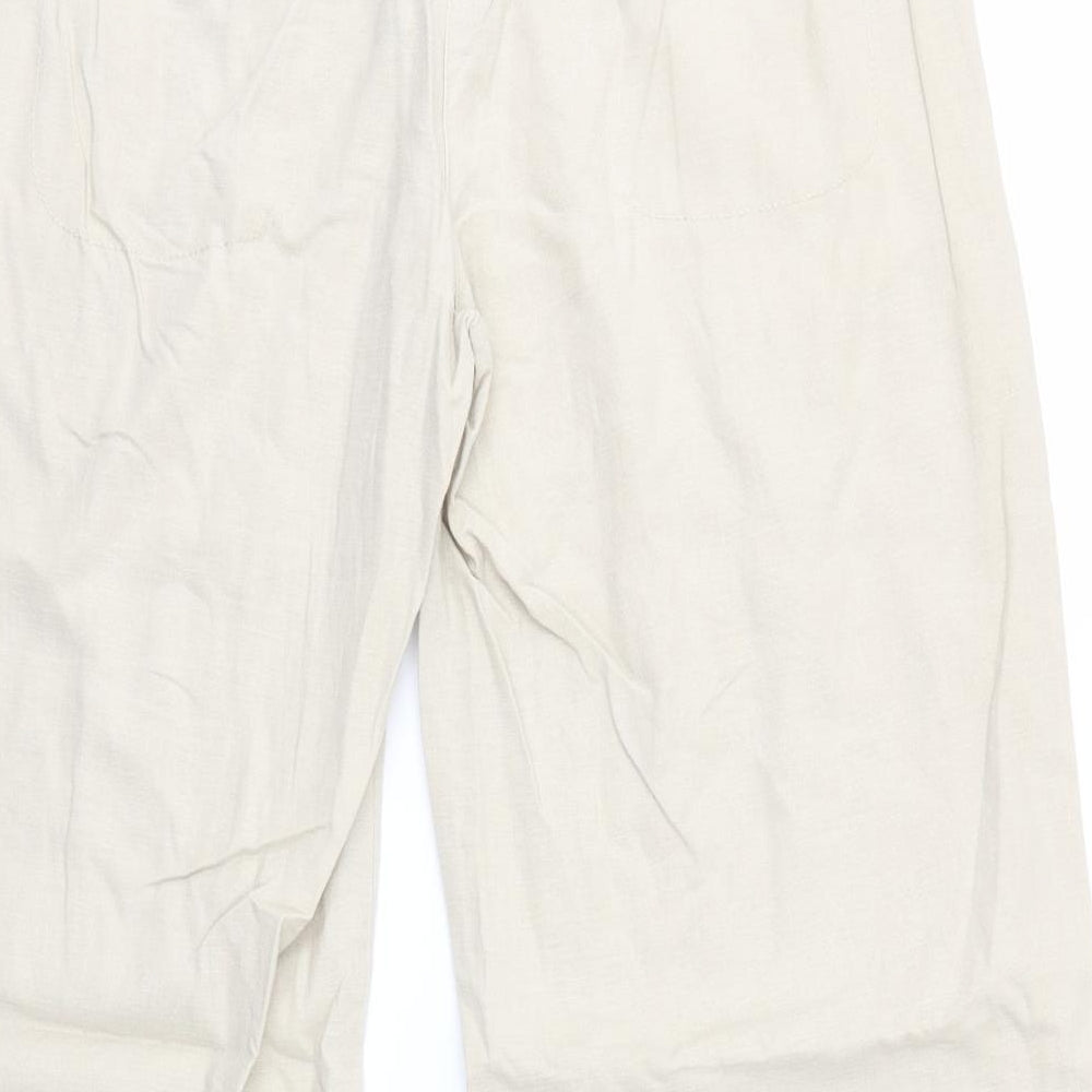 Next Petite Womens Beige   Trousers  Size 12 L28 in