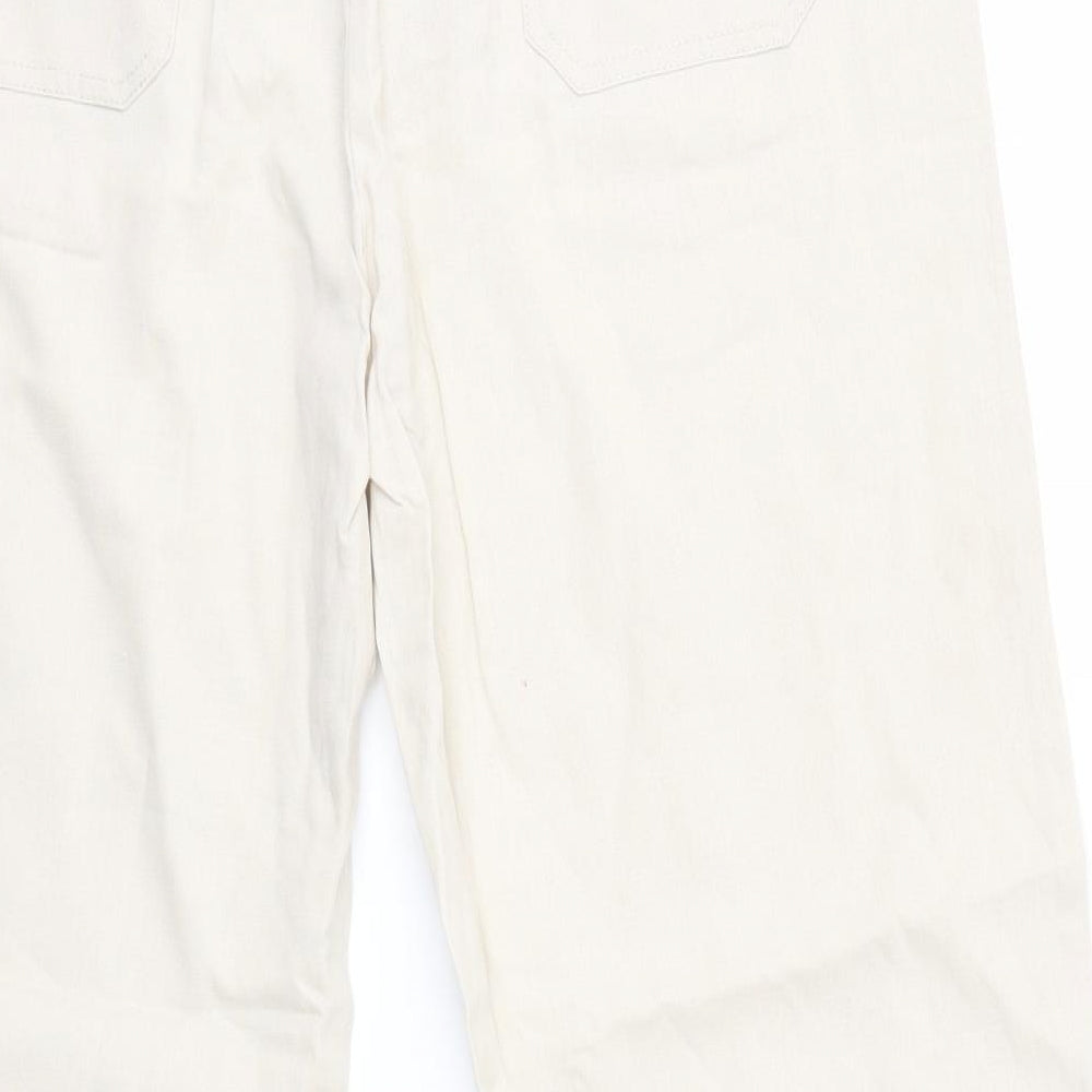 TU Womens Beige   Trousers  Size 14 L26 in - Short