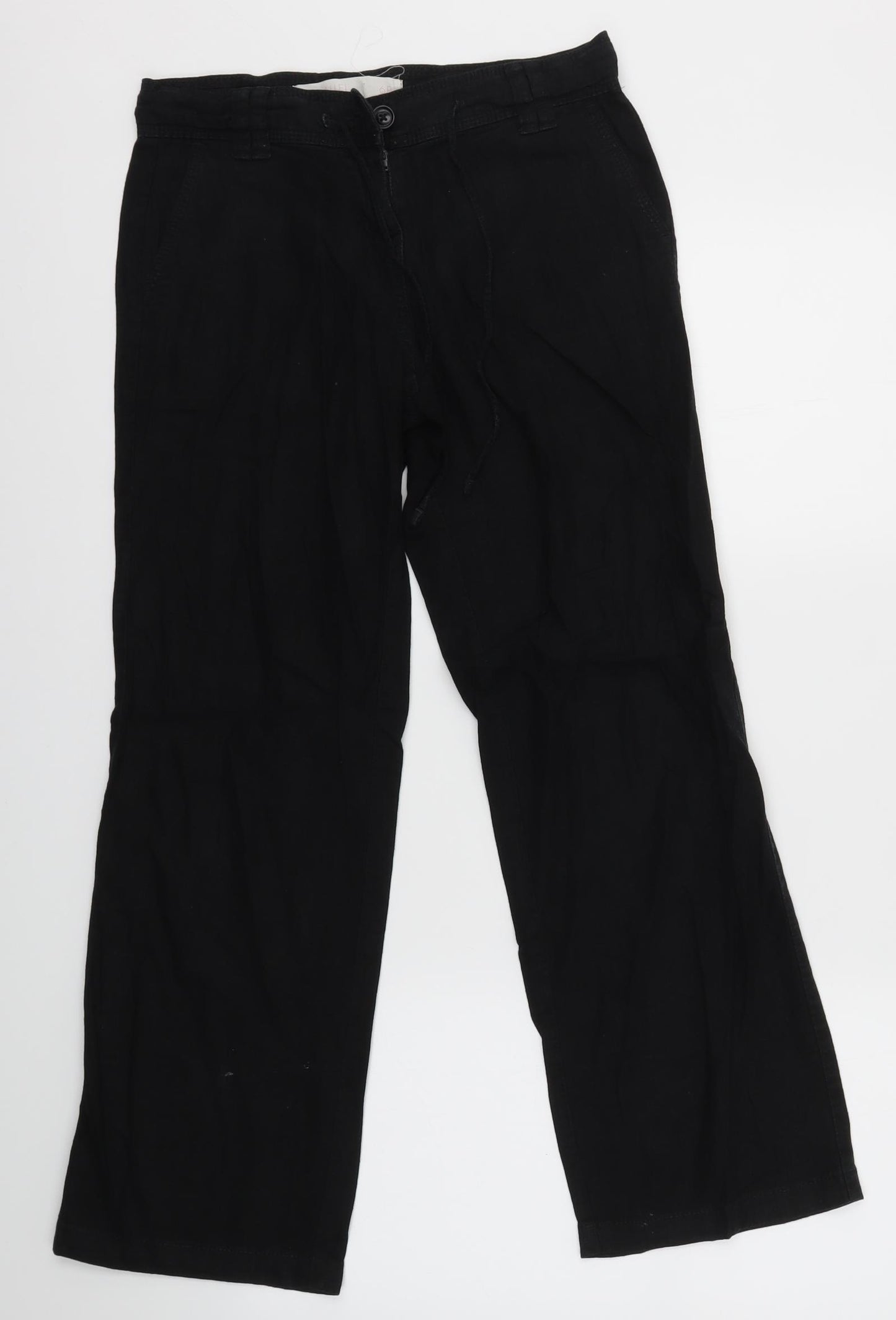 NEXT Womens Black   Trousers  Size 6 L27 in