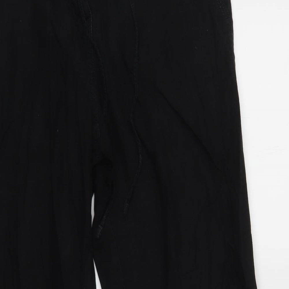 NEXT Womens Black   Trousers  Size 6 L27 in